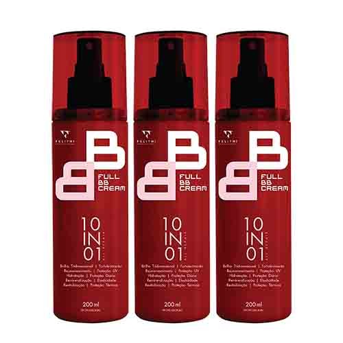 Full BB Cream - 10 benefícios em um único produto 200ml - 03 Unidade