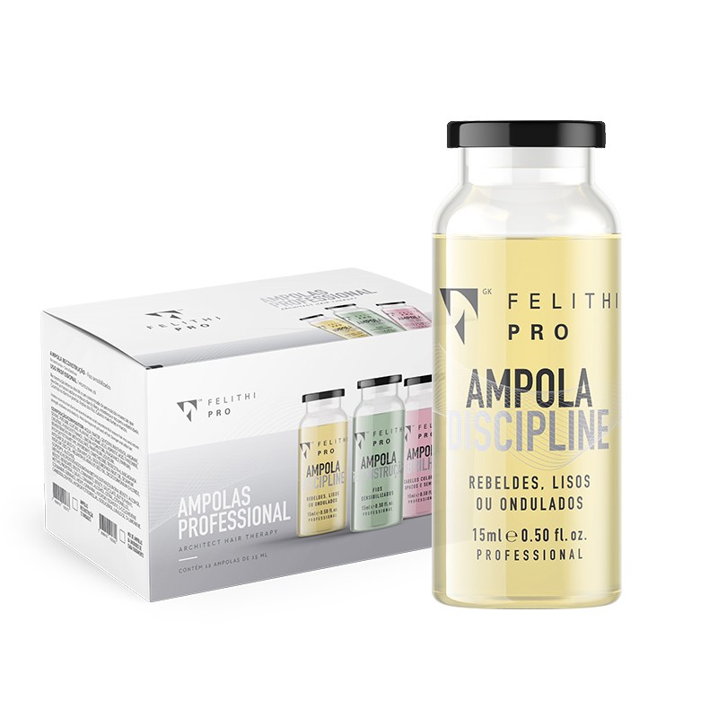 Kit Ampolas Discipline (Rebeldes, Lisos ou Ondulados)